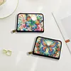 2pcs Animal Pattern Diamond Painting Fashion Card Holder Compact Coin Purse