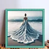 Girl - 14CT Stamped Cross Stitch - 40*40cm - Character