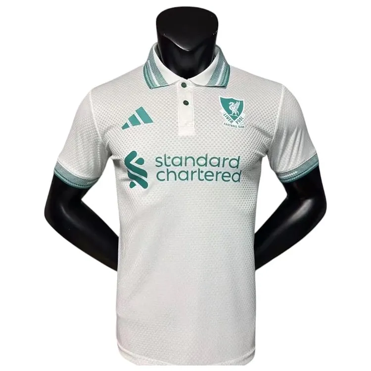 Player Edition - Liverpool 25/26 White Polo Shirt