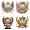  Angel Wing Acrylic Diamond Painting Mirror Kit for Bedroom Dressing Table