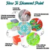 8Pcs Diamond Painting Crushed Flower Coasters Craft Kit with Holder