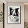 (Stamped/Counted) Border Collie-11CT Cross Stitch 40*60cm(Big Size)