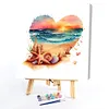 Love Beach - Paint by Numbers Acrylic Painting 40*40cm