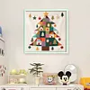 Patchwork Christmas Tree-11CT Stamped Cross Stitch 40*40cm/15.75*15.75in