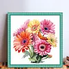 Watercolor Assorted Gerbera Flower-11CT Stamped Cross Stitch 40*40cm