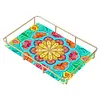 Acrylic Special Shaped Mandala Pattern 5D Diamond Painting Tray Art Craft Decor