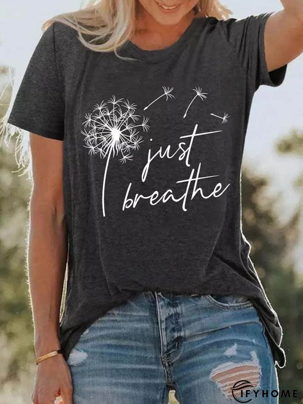 Loosen Dandelion Short Sleeve T-Shirt | IFYHOME