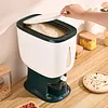 Rice Dispenser 22 Lbs Rice Storage Container Sealed Moisture Proof Cereal Dry Food Storage Container with Measuring Cup for Kitchen Pantry Organization