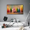 Tree-Full Embroidery 3 strands 11CT Stamped Cross Stitch-66*40CM-Large Size