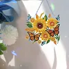 (US Local)DIY Acrylic Special Shaped Diamond Painting Flower Ornament Hanging Kit