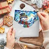 (US Local)8pcs Diamond Painting Greeting Cards Handmade Diamond Art Cards for Adults (E)