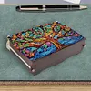 (US Local)Diamond Painting Storage Box DIY 5D Diamond Painting Jewelry Box for Women(Tree)