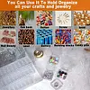12/24/30pcs Craft Storage Box And Organizer Clear Plastic Bead Organizer Box/Suitable for Jewelry, Crafts, Beads Storage DIY Craft Accessories 