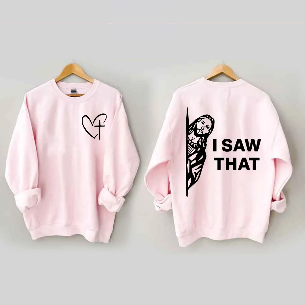 I Saw That Heart Sweatshirt