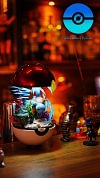 First Generation Starter Pokemon Charmander & Squirtle with LED - Pokemon Resin Statue - BallBall Studio