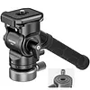 NEEWER GM27 Hydraulic Damping Pan Head Aluminum Alloy Rocker Handle Base Tripod Panoramic Photography Camera Micro Single Mobile Phone Slide Rail Bracket Monopod Arca Aka Quick Release Plate
