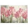 11CT Counted/Stamped Pink Tulip - Cross Stitch 35*50cm