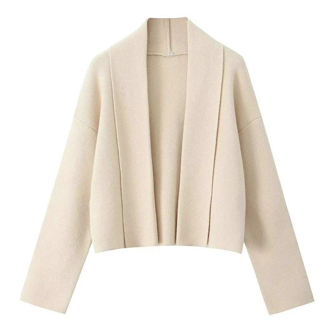 Nigikala Nigikala Woolen Woolen Sweater Long-Sleeved Thick Knit Coat Women's Clothing 2025 Autumn And Winter New