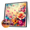 >SALE<5D DIY Full Round Drill Diamond Painting 3D Rose Kit Home Decoration 30x30cm