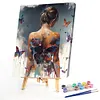 (US Local)Butterfly-Paint By Numbers Kit(40x50cm)