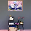 Swans - Partial Round Diamond Painting