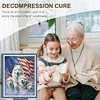 (US Local)Wolf  Flag-11CT Stamped Cross Stitch Kit(45x60cm)