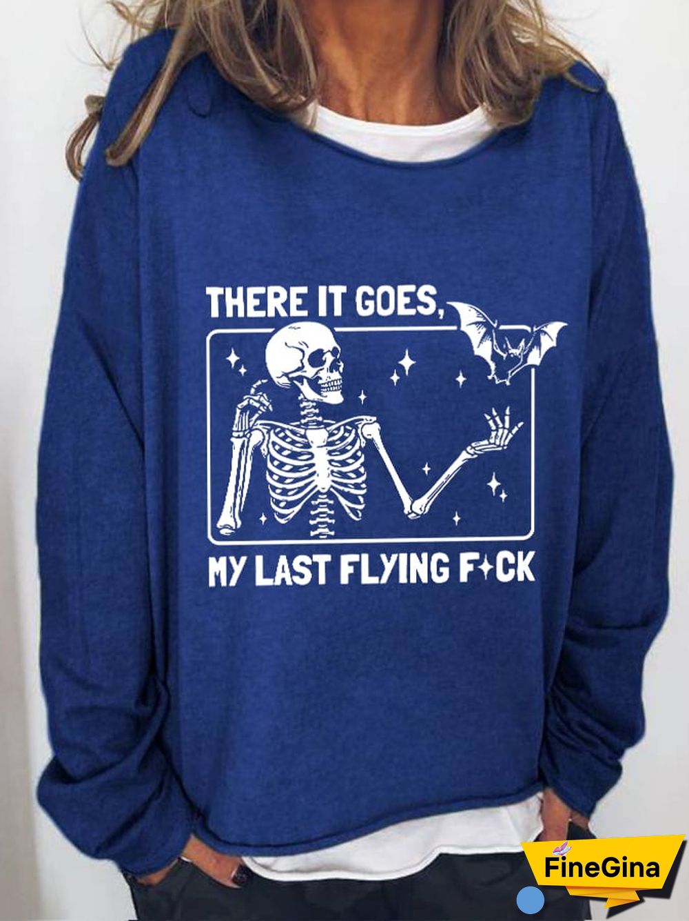 Women's Halloween There It Goes My Last Flying F*ck Casual Sweatshirt