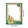 Floral Special Shape Diamond Painting Photo Frame Home Decor (Christmas Green)