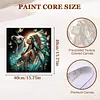 (US Local)Paint By Numbers Kit On Canvas DIY Oil Art Girl Picture Home Wall Decor40x40cm