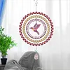DIY Diamond Painting Double-sided Rotatable Bird Hanging Wind Chime Suncatcher Hanging Kit