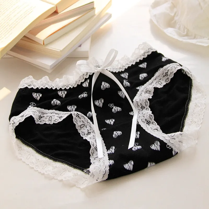 Women's Cotton Underwear Sexy Lace Panties Fashion Leopard Print Traceless Briefs  Waist Comfort Underpants Female Lingerie