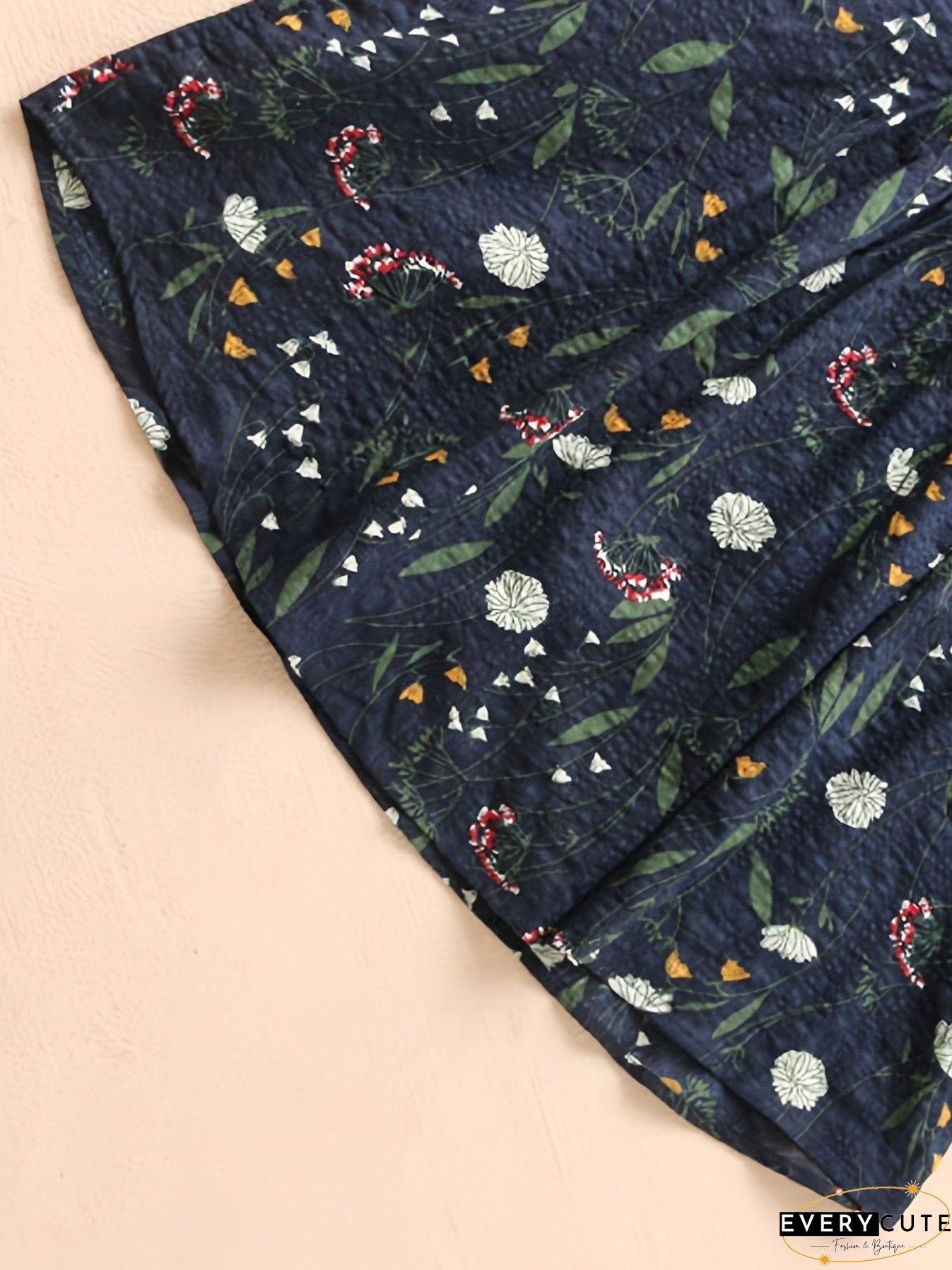 Women's Plus Size Floral Print Blouse