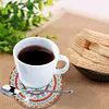 8pcs DIY Anti Slip Mandala Coasters Stackable Creative for Tabletop Protection