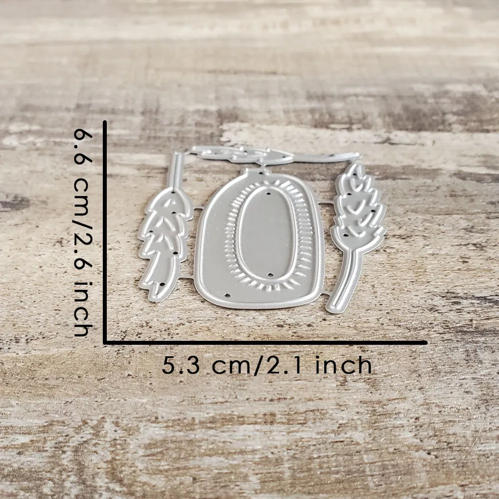 Athvotar Vase Flower Metal Cutting Dies Scrapbooking Mold Knife Stencil Die Cuts Card Making DIY Craft Embossing New Dies For