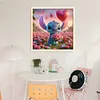Stitch Holding A Rose-11CT Stamped Cross Stitch 40*40cm/15.75*15.75in