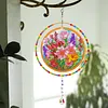 DIY Diamond Painting Double-sided Rotatable Hanging Wind Chime Suncatcher Hanging Kit