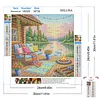 Diamond Painting -DIY Round Drill Lakeside Cabin