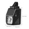 LED Bicycle Front Hanging Light Remote Control Rechargeable 1000LM Bike Light