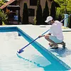 180 Degree Rotating Hand Scrub Brush Curved End Pool Cleaning Brush for Bathroom