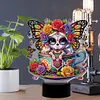 Acrylic Girl Skull Double Sided - 5D DIY Craft Lamp