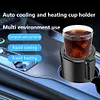 2 In 1 Car Heating Cooling Cup 12V 36W Smart Car Cup Mug Holder for Road Tripper