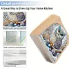 Acrylic Owl Diamond Painting Paper Towel Napkin Holder for Adults Kids Art Crafts
