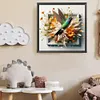 (US Local)Hummingbird Out of the Frame-Full Round Diamond Painting(40x40cm)