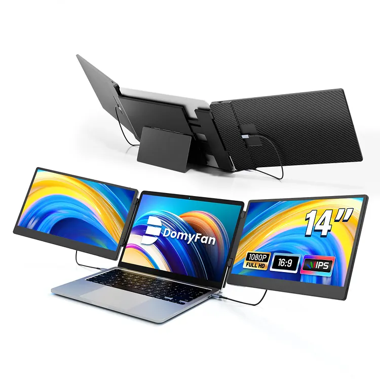 トリプルスクリーン パソコン用ディスプレイ　TRIPLE SCREEN S3 Domyfan S3 Triple Screen Laptop Screen Extender