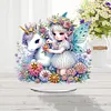 Acrylic White Horse Elf - 5D DIY Craft Ornament