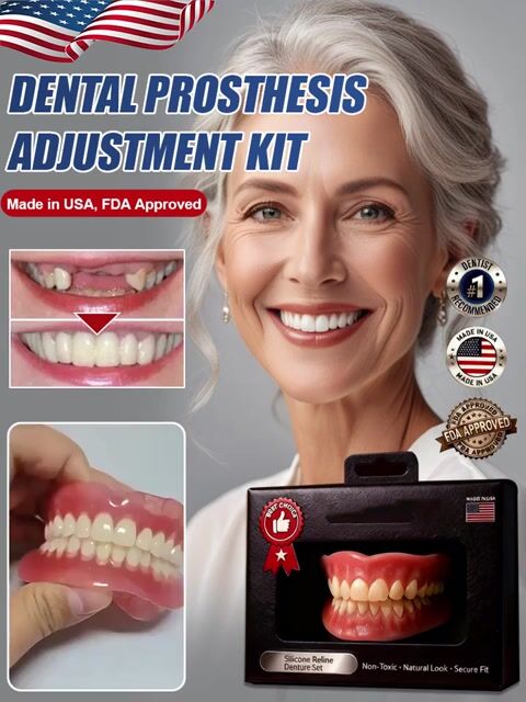 FDA-approved custom-fit dentures &ndash; ready in 3 minutes. Limited-time 50% OFF!