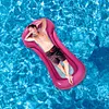 Foldable Inflatable Hammock Back Floating Row Air Bed Swimming Pool Chair