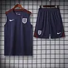 2024 England pre-match training Blue Jersey+Shorts 1:1 Thai Quality