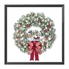 (Stamped/Counted) Christmas Wreath - 11CT/14CT Cross Stitch 40*40cm/15.75*15.75in