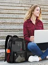 Mesh Backpack See Through Backpack College Student Backpack for Outdoor Sports